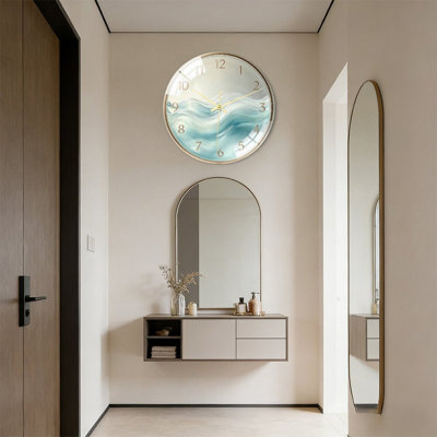 Horloge murale moderne abstraite