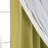 Fortuna Brockham Solid Tulle Overlay Room Darkening Grommet Curtain Panels-1636279548-1636324788