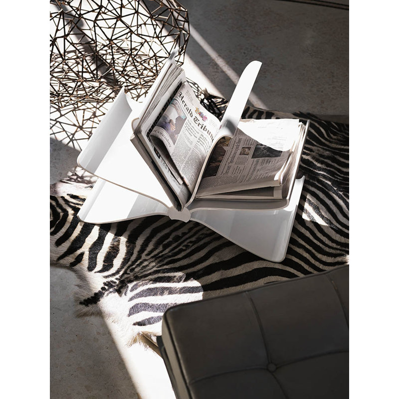 Porte-revues Front Page, Cristal transparent