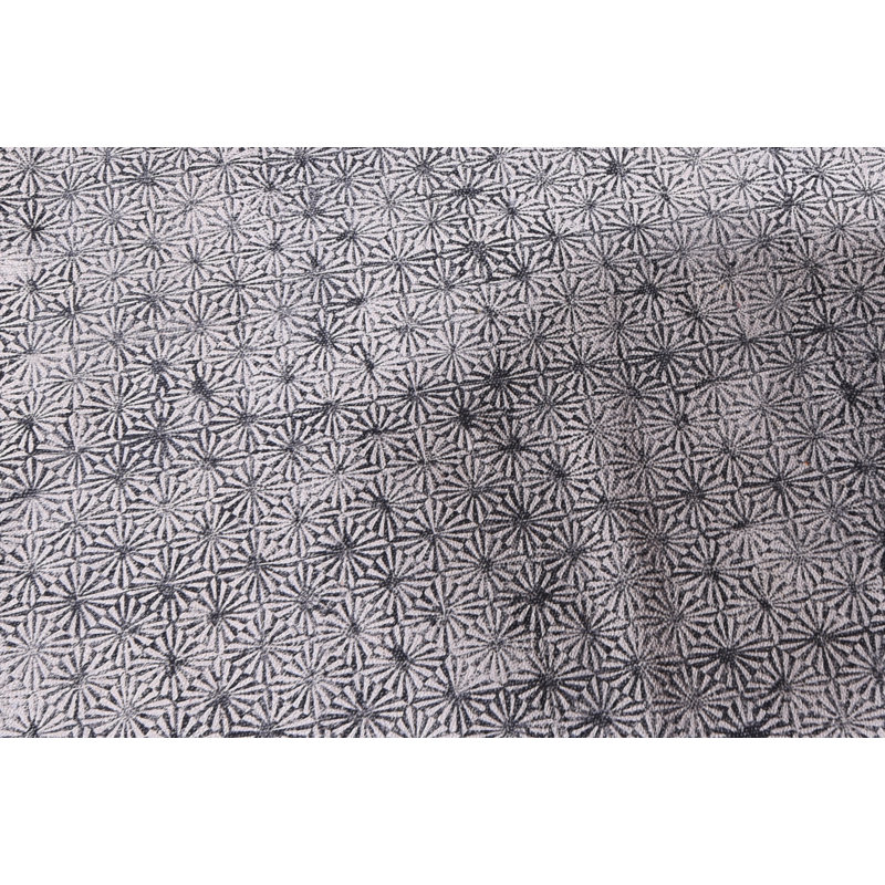 Tapis gris / rose en coton tissé à plat à la main Susanna, Rectangle de 3 pi x 5 pi