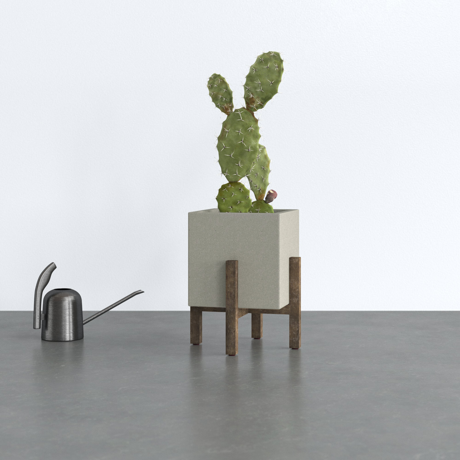 Habra Square Standing Pot Planter