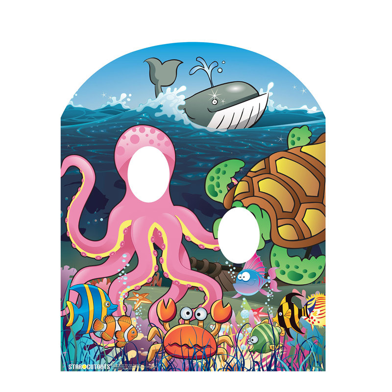 Accroche en carton under the sea