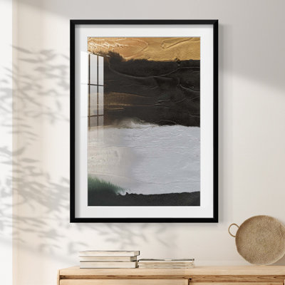 Embellished Coastal Plain I -Framed Print