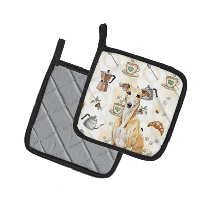 Paire de porte-casseroles Fawn Whippet