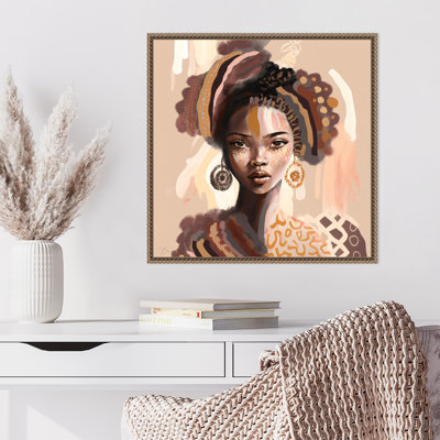 Amara by Wrenn Framed Canvas Wall Art Print