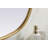 Sabine Metal Curved Oval Wall Mirror-1451160151-1451160148