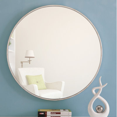 Sabine Metal Round Wall Mirror