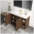 White/Walnut Brown