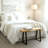 Cothren Solid Wood Bench
