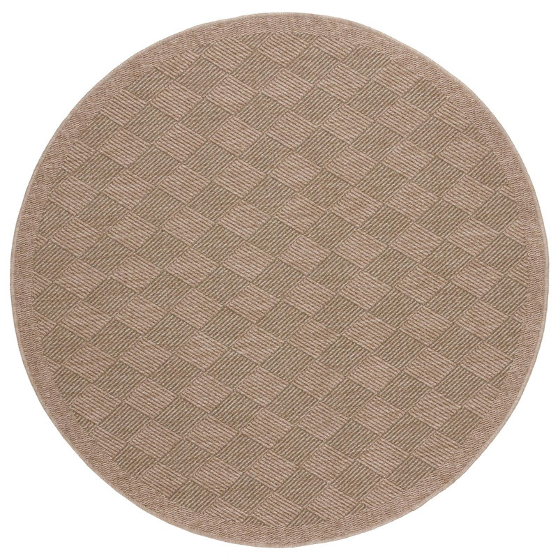Nature Collection Argyle Indoor / Outdoor Area Rug, Round 160 cm