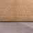 Geometric Border Sand/Natural Easy-Care Jute-Style Indoor/Outdoor Flat Woven Area Rug-648601883-648601957