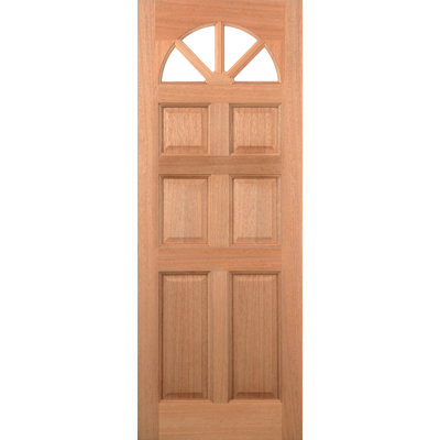 Carolina 6P Unglazed Hardwood External Door