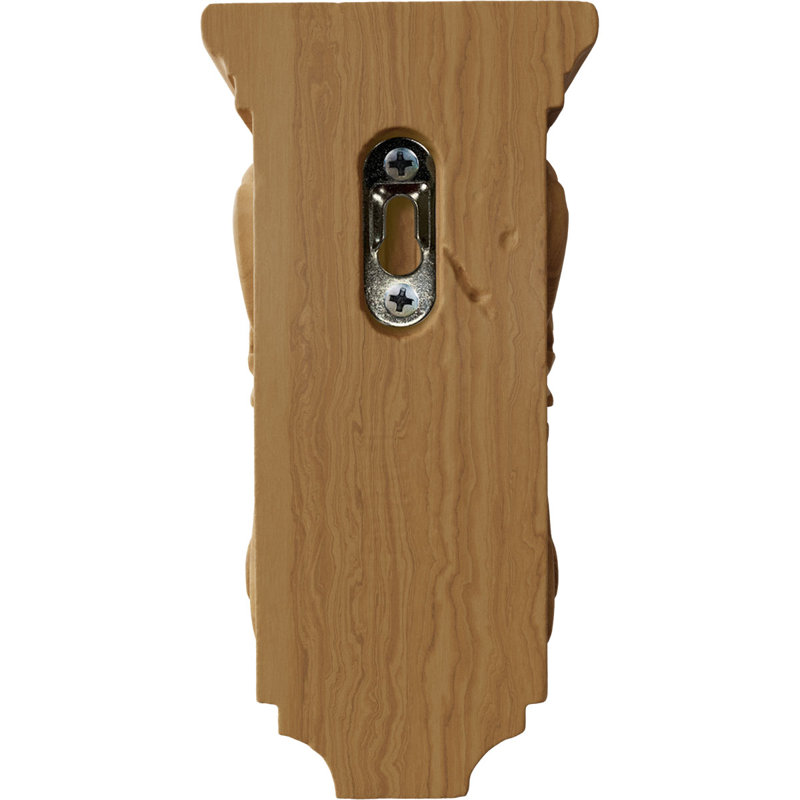 Petit corbeau en bois d'acanthe l 3 1/2 po x P 4 po x H 7 po cerise (paquet de 4), Brun cerise, H 7 po x l 3 1/2 po x P 4 po