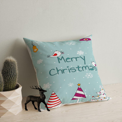 Coussin lavable de qualité supérieure, 17,0 x 17,0 pouces, 50% coton / 50% polyester, rembourrage en silicone, fermeture à glissière dissimulée | Doux, confortable et repassable | Parfait pour la décoration intérieure, le salon et la chambre à cou