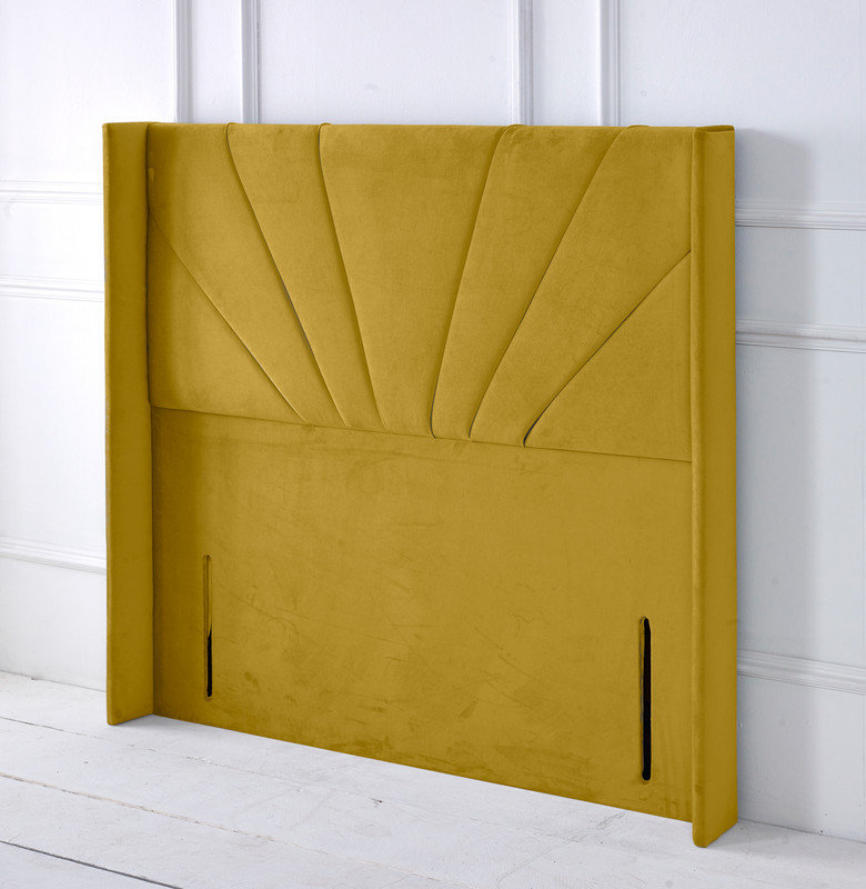 Upholstered Headboard, Single (3'), Turmeric