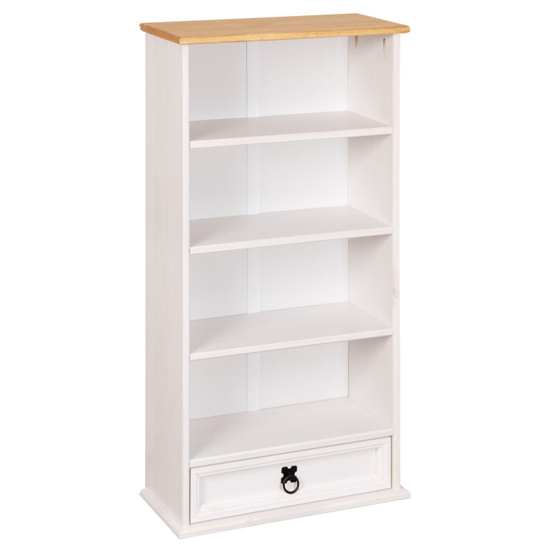 103cm H x 52cm W Solid Wood Standard Bookcase