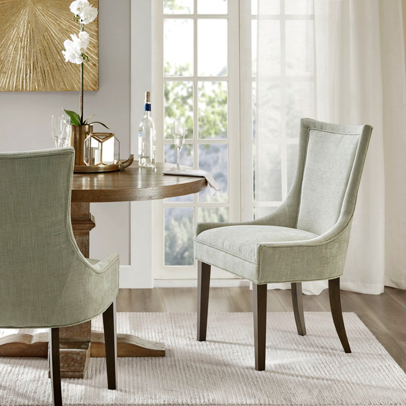 Chaise de salle à manger (ensemble de 2), Beige