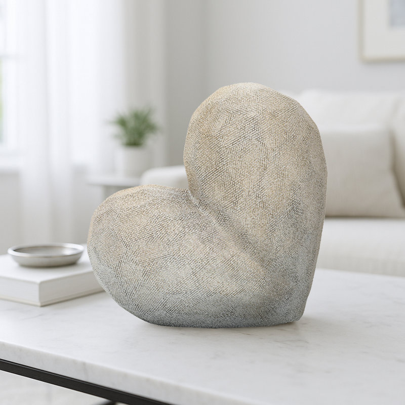 Sculpture Millsap, H 11 po x l 5 po x P 11 po, Champagne