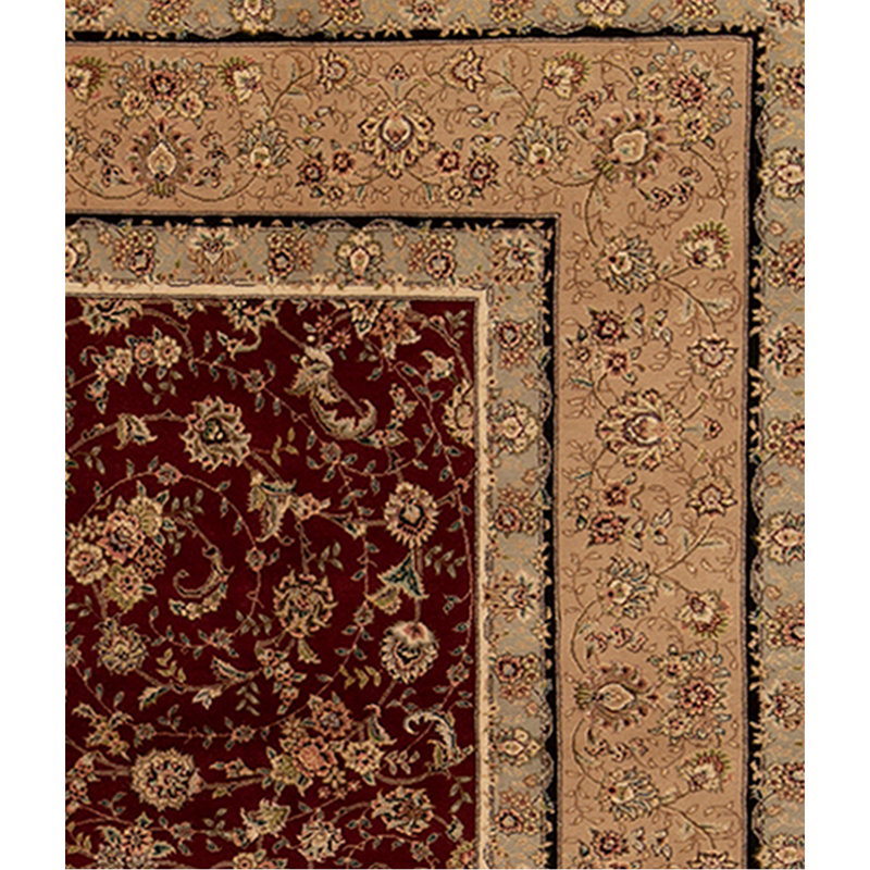 Handmade Silk and Wool Oriental Area Rug