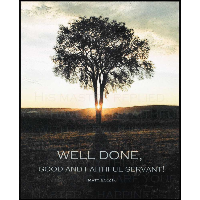 Konar Well Done Good And Faithful Servant