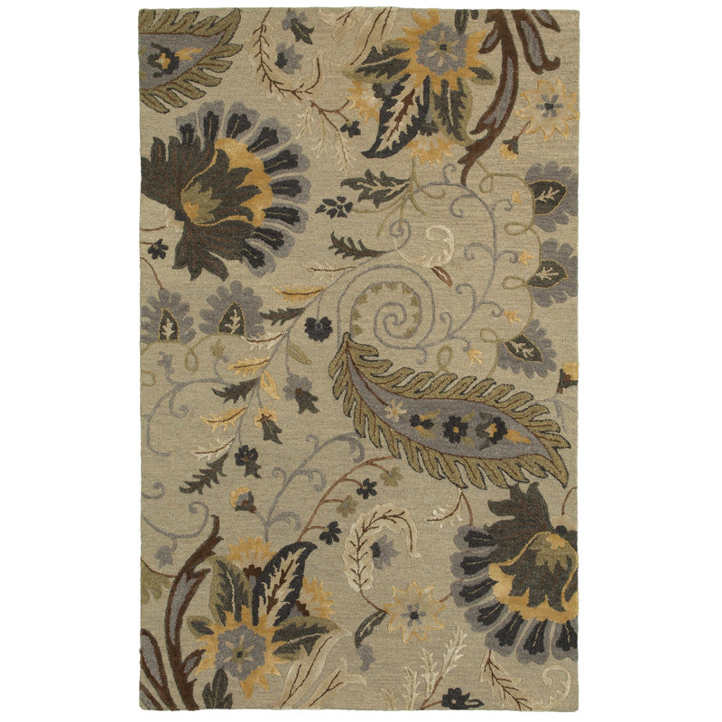 Rectangle Selemas Rectangle 9' X 12' Wool Area Rug