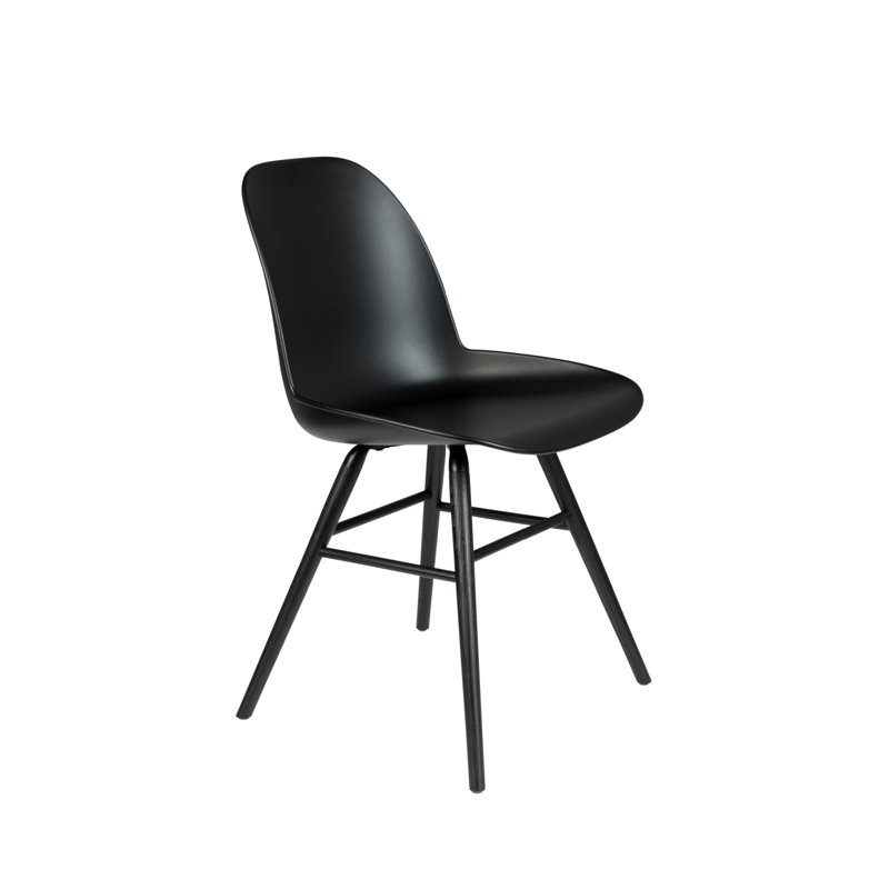 Chaise d'appoint en noir Albert Kuip