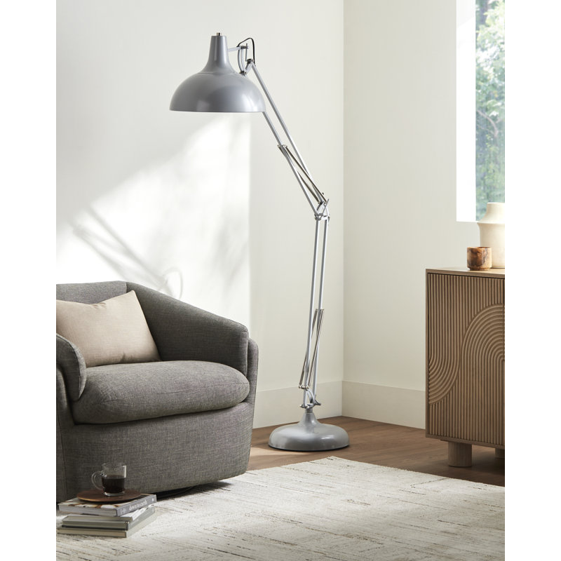 Nevide Floor Lamp, Light Gray