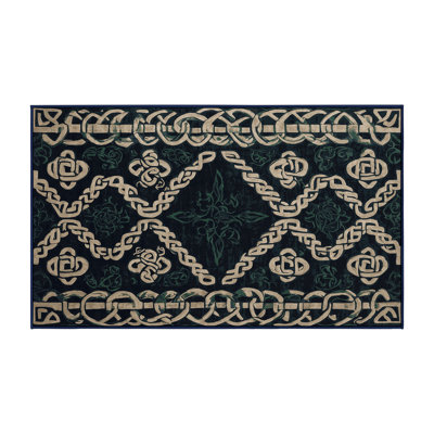 Machine Washable Gray Area Rug