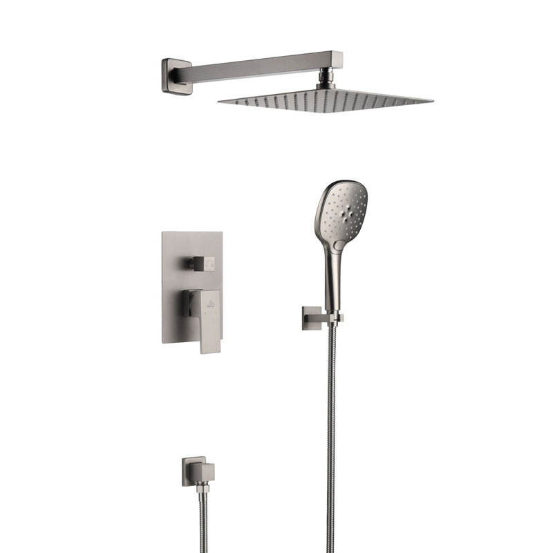 All-In-One Kit with Rough in-Valve, Brushed Nickel