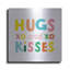 «Hugs and Kisses» par Ann Kelle Designs, art mural en métal-920314526