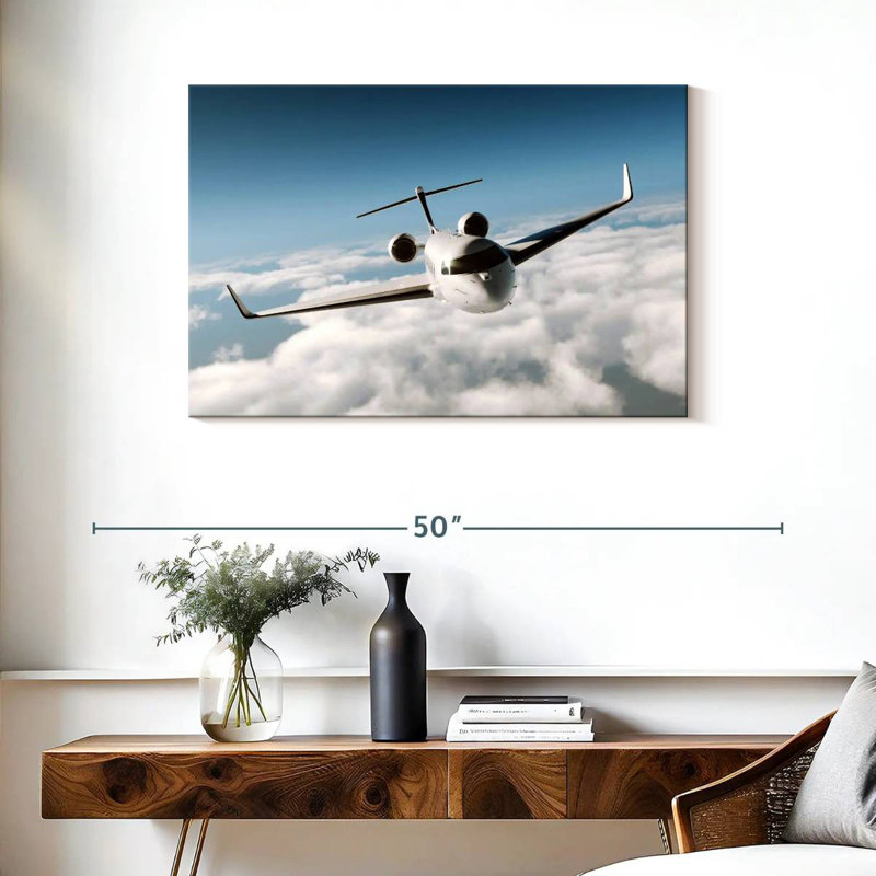 Mehar Luxury Plane Flight, 24" H x 36" W