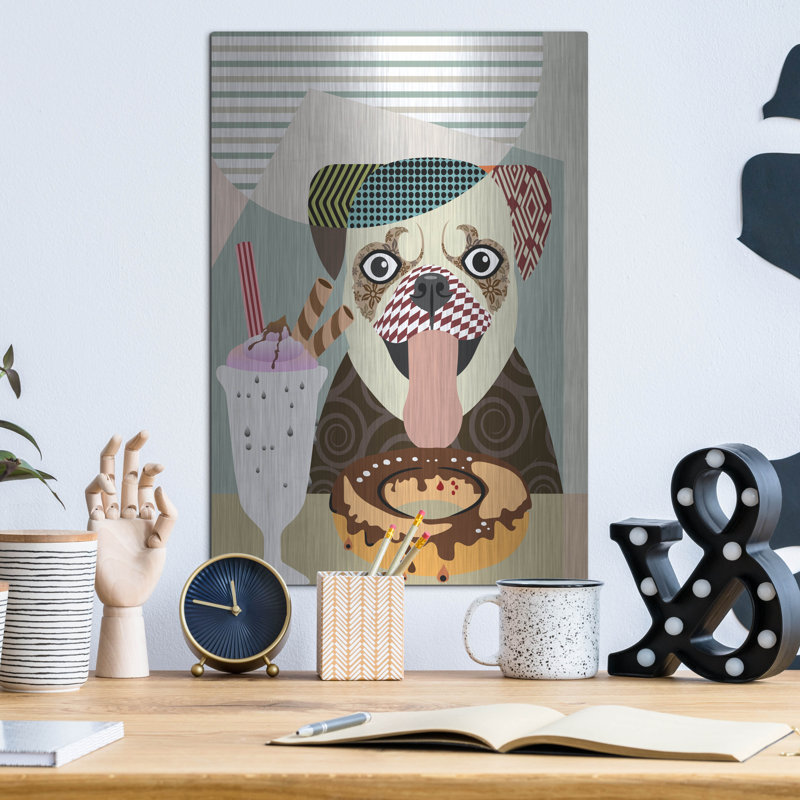 «Pug» par Lanre Adefioyue, H 16 po x l 12 po