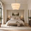 Virelle 6-Light Boho Dimmable Tiered Drum Chandelier