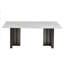 Table de salle à manger rectangulaire 69,30 pouces (sans la chaise)