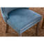 Chaise de salle à manger rembourrée à oreilles avec garniture cloutée et pieds en bois massif, ensemble de 2-865138274-865138284