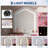 Lighted Mirror Kids Vanity Set with Stool-312599594
