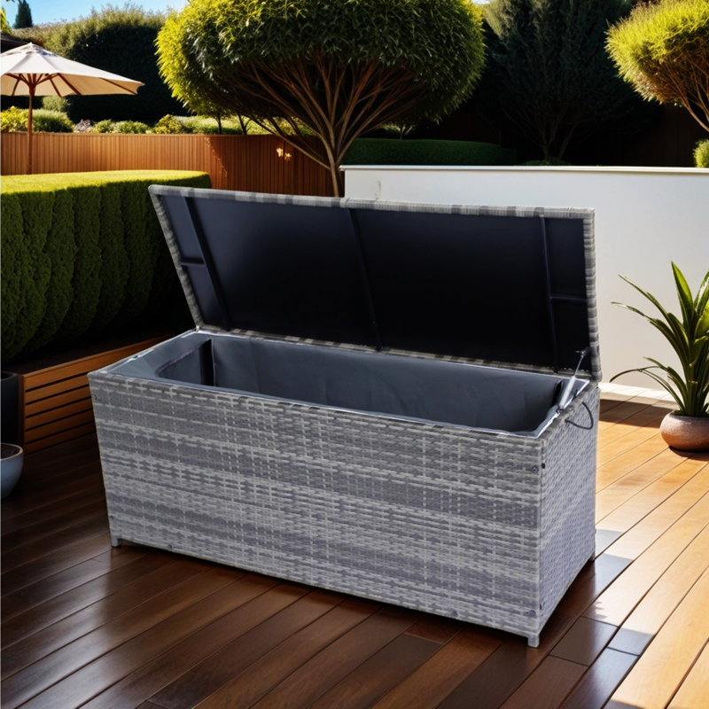 Outdoor Storage Box, 23.23" H x 53.15" W x 21.25" D