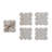 Tuscan Elegance Travertine Coaster Set