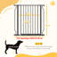 Stainless Steel, Plastic Pressure Mounted Pet Gate-122862559