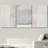 Minimal Landscape Muted Gray Grunge Effect Neutral Pictures Framed Canvas 3 Pieces Print Wall Art-94433930-94433932-119461091