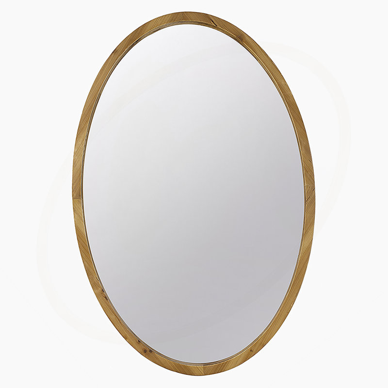 Miroir mural 24 po x 36 po avec cadre en bois
