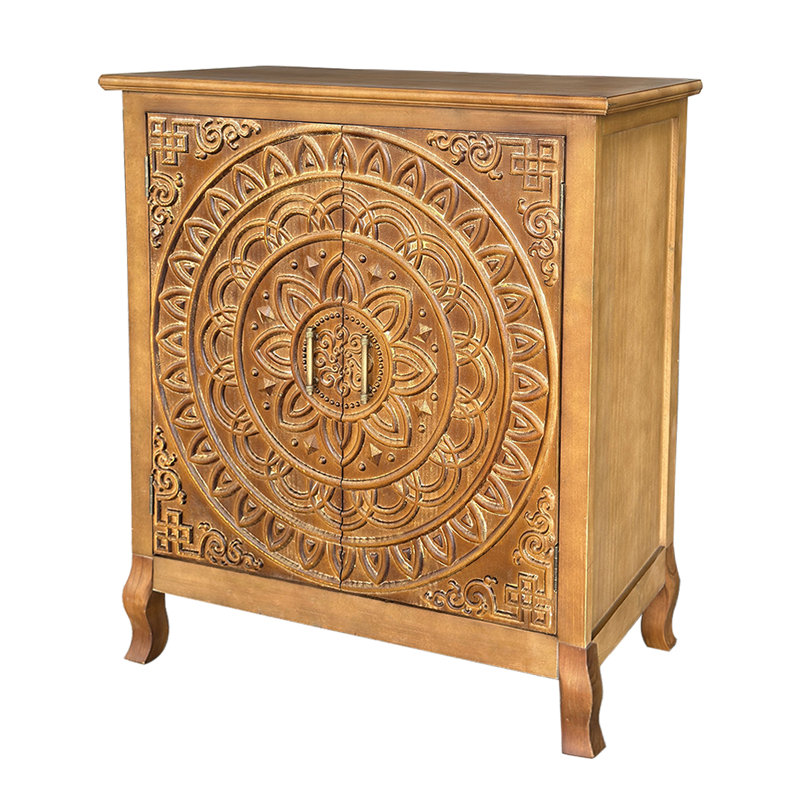 Ruo Accent Cabinet, Light Brown