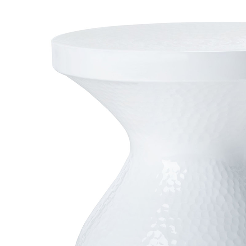Tabouret d'appoint Oxley, Blanc
