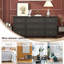 Commode 9 tiroirs Classic Elegance avec poignées en laiton - Intemporel-788391687