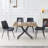 5-piece Transitional Style Rectangular Dining Table Set, Expandable Folding Kitchen Table-1931822680-1931822683