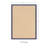 Nannette Handmade Light Beige Berber with Navy Blue Cotton Border Made in the USA Area Rug-111564182