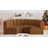 Hiten Upholstered Curved Sectional Reversible-89266569