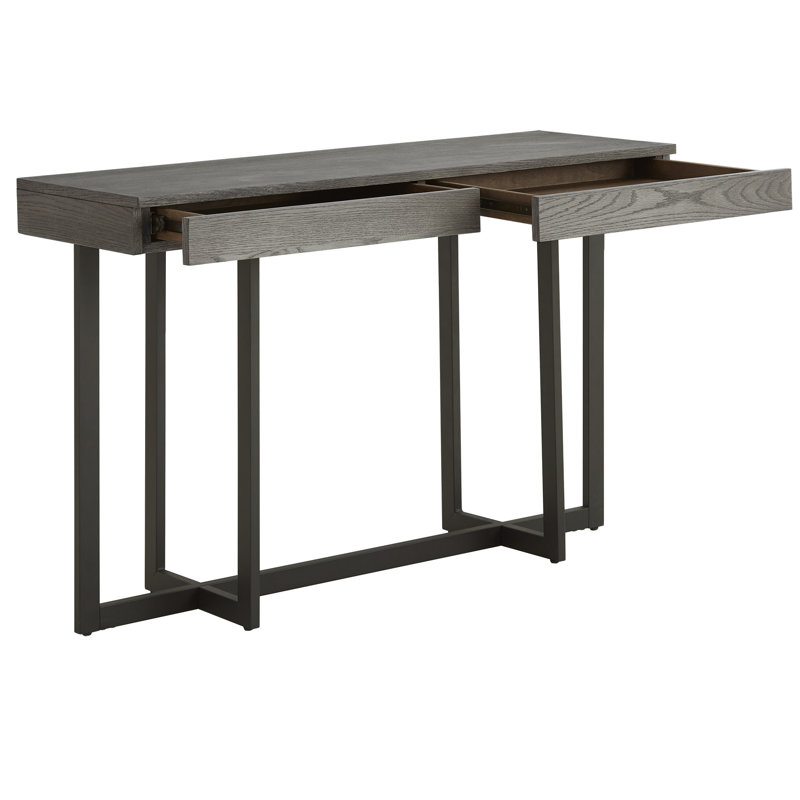 Console Burch 47,25 po, Gris