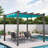 Sim Aluminum Pergola with Canopy-57787135-57779670