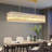 10-light Dimmable Kitchen Square / Rectangle Chandelier with Crystal Accents (Bulbs Included)-1247361214